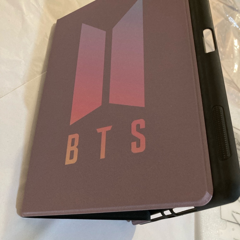 BTS Purple and Pink Samsung Galaxy S24 Tablet Cover